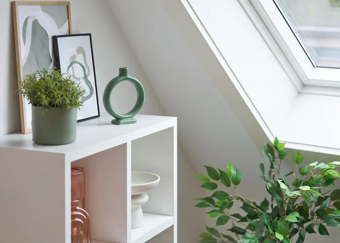 Bg Living & Hosting - Hochwertige Im Zentrum Von - 3 Gaeste, Wlan & Waschmaschine